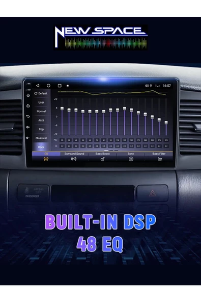TOYATA SOL ANDROİD 2GB RAM 32GB ROM CARPLAY NAVİGASYON MULTİMEDYA - Resim 3
