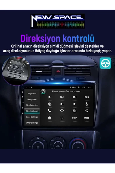 SUBARU FORESTER ANDROİD 2GB RAM 32GB ROM CARPLAY NAVİGASYON MULTİMEDYA - Resim 2