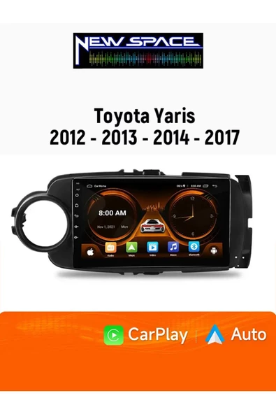 TOYOTA YARİS ANDROİD 2GB RAM 32GB ROM CARPLAY NAVİGASYON MULTİMEDYA ürün görseli 1