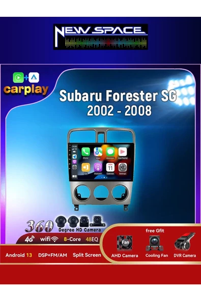 SUBARU FORESTER ANDROİD 2GB RAM 32GB ROM CARPLAY NAVİGASYON MULTİMEDYA ürün görseli 1