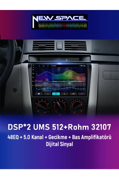 MAZDA 3 ANDROİD 8GB RAM 128GB ROM 8 ÇEKİRDEK CARPLAY MULTİMEDYA - Resim 4