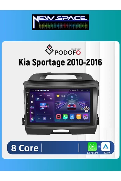 KİA SPORTAGE ANDROİD 6GB RAM 128GB ROM 8 ÇEKİRDEK CARPLAY MULTİMEDYA ürün görseli 1