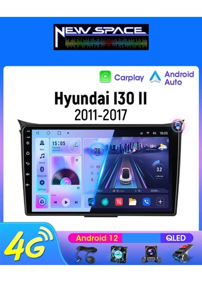 HYUNDAİ İ30 ANDROİD 4GB RAM 64GB ROM 8 ÇEKİRDEK CARPLAY MULTİMEDYA ürün görseli 1
