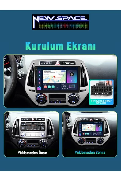 HYUNDAİ İ20 OLD ANDROİD 4GB RAM 64G ROM 8 ÇEKİRDEK MULTİMEDYA - Resim 2