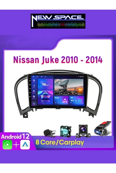 NİSSAN JUKE ANDROİD 6GB RAM 128GB ROM 8 ÇEKİRDEK CARPLAY MULTİMEDYA ürün görseli 1