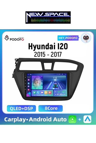 HYUNDAİ İ20 Uyumlu ANDROİD 4GB RAM 64GB ROM 8 ÇEKİRDEK CARPLAY MULTİMEDYA ürün görseli 1