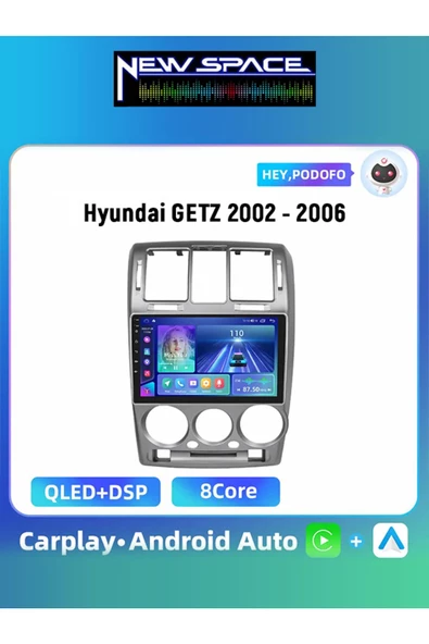 HYUNDAİ GETZ ANDROİD 6GB RAM 128GB ROM 8 ÇEKİRDEK MULTİMEDYA ürün görseli 1