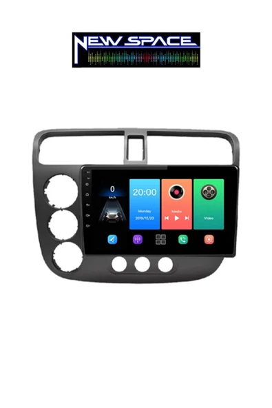 HONDA VTEC 2 Uyumlu ANDROİD 6GB RAM 128GB ROM 8 ÇEKİRDEK CARPLAY MULTİMEDYA ürün görseli 1