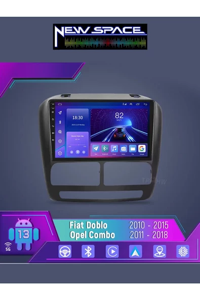 FİAT DOBLO D3 ANDROİD 2GB RAM 32GB ROM CARPLAY NAVİGASYON MULTİMEDYA ürün görseli 1