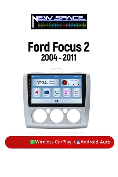 FORD FOCUS 2 ANOLOG 2GB RAM 32GB ROM ANDROİD CARPLAY MULTİMEDYA ürün görseli 1