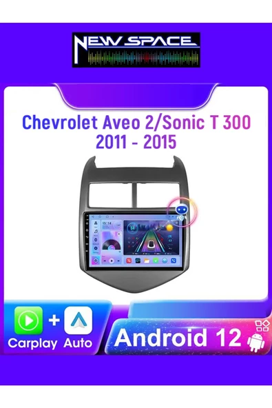 CHEVROLET AVEO Uyumlu 2GB RAM 32GB ROM ANDROİD CARPLAY NAVİGASYON MULTİMEDYA ürün görseli 1