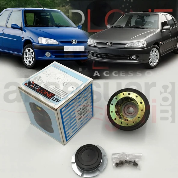 Peugeot 306 Uyumlu Spor Direksiyon Göbeği Momo Tip ürün görseli 1
