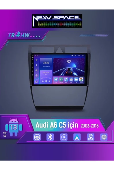 AUDİ A6 ANDROİD 8GB RAM 128GB ROM 8 ÇEKİRDEK CARPLAY NAVİGASYON MULTİMEDYA ürün görseli 1