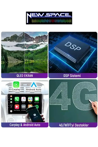 BMW E46 ANDROİD 4GB RAM 64GB ROM 8 ÇEKİRDEK CARPLAY MULTİMEDYA - Resim 4