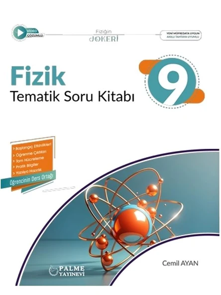 PALME 9.SINIF JOKER FİZİK TEMATİK SORU KİTABI *YENİ* ürün görseli 1