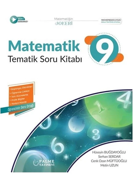 PALME 9.SINIF JOKER MATEMATİK TEMATİK SORU KİTABI*YENİ* ürün görseli 1