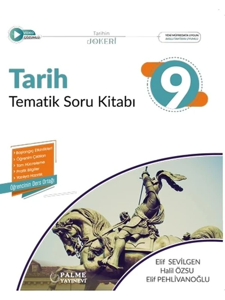 PALME 9.SINIF JOKER TARİH TEMATİK SORU KİTABI *YENİ* ürün görseli 1