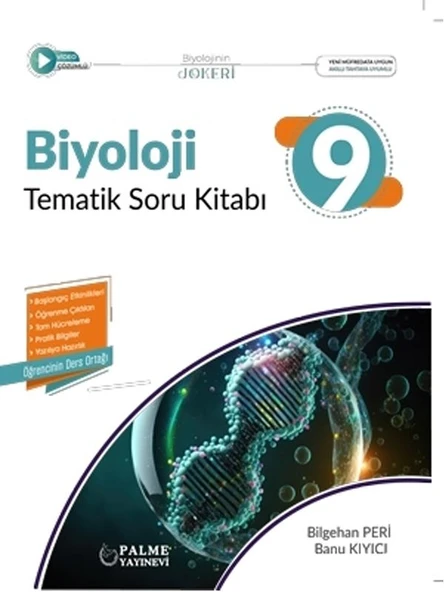 PALME 9.SINIF JOKER BİYOLOJİ TEMATİK SORU KİTABI *YENİ* ürün görseli 1