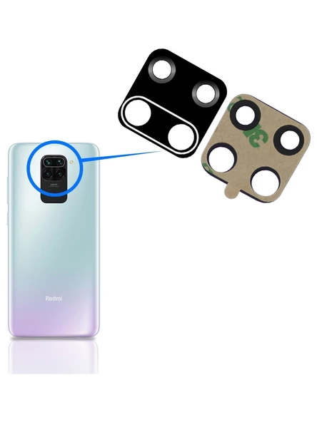 Redmi Note 9 Arka Kamera Camı Lens ürün görseli 1