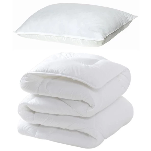 Cotton Box Micro Tek Kişilik Yorgan Seti Beyaz ürün görseli 1