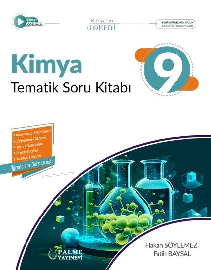 Palme Yayınevi 9.Sınıf Joker Kimya Tematik Soru Kitabı ürün görseli 1