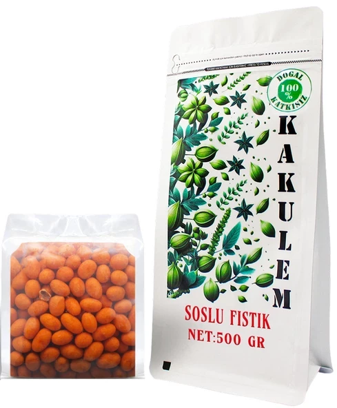 KAKULEM SERTİFİKALI Çıtır Cips Soslu Fıstık 500 GR ürün görseli 1
