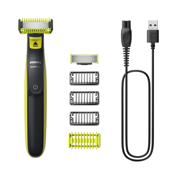 Phılıps Philips Qp2824/10 One Blade Yüz Ve Vücut Şekillendirici Hibrıt Traş Makinesi,Lime Yeşili ürün görseli 1