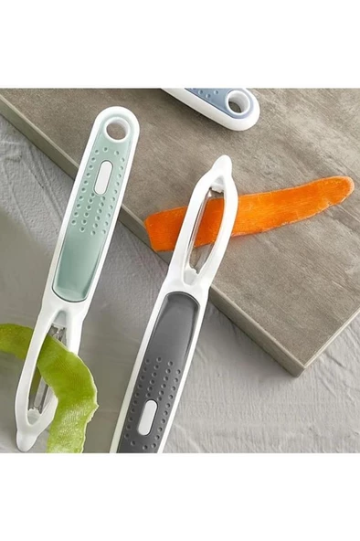 2li Plastik Yan Meyve Sebze Soyacağı Soyacak Soyma Aparatı ürün görseli 1