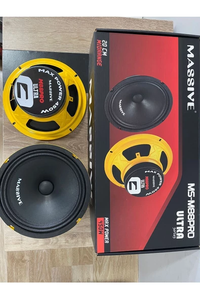 PTTAVM: Massive MASSİVE MS-M88PRO-ULTRA 20 CM MİDRANGE 450W 175