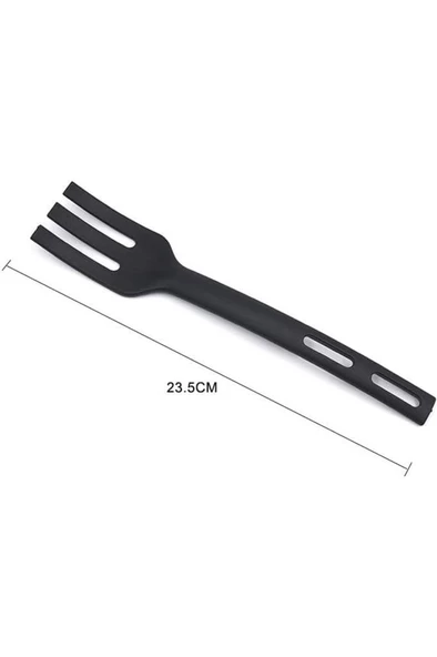 3lü Mini Plastik Spatula Kaşık Çatal Servis Seti Takımı - Resim 6