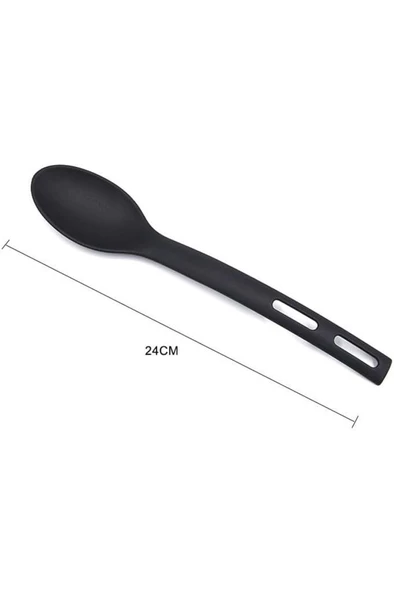 3lü Mini Plastik Spatula Kaşık Çatal Servis Seti Takımı - Resim 8