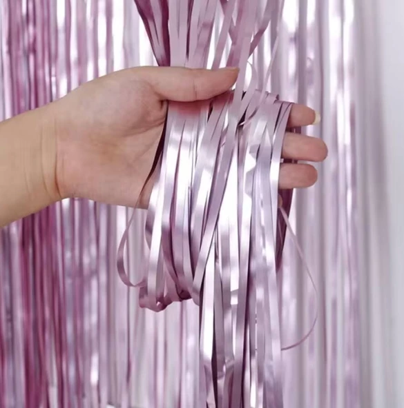 Mat Pembe Arka Fon Süs 100x200 cm ürün görseli 1