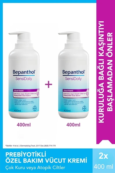 Bepanthol Sensidaily 400 ml 2'li Avantajlı Paket ürün görseli 1