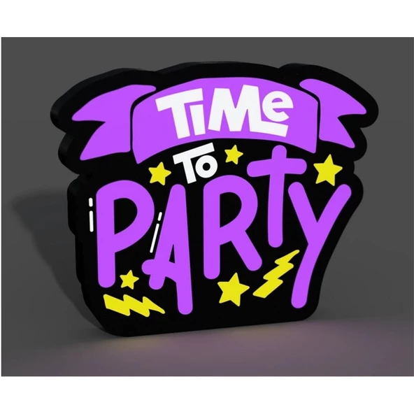 Time To Party Led Işık Kutusu - Resim 2