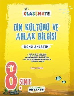 Okyanus Yayınları 8. Sınıf Classmate Din Kültürü ve Ahlak Bilgisi Konu Anlatımlı ürün görseli 1