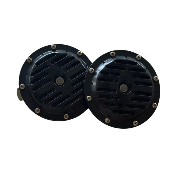 Space Dı dıt korna 12v rölesiz super ton büyük siyah set / SSKO72 ürün görseli 1