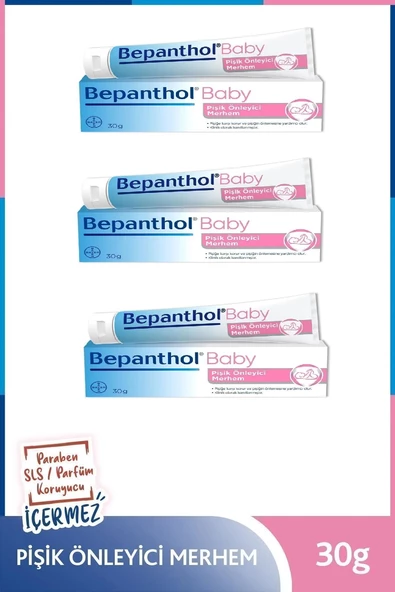 Bepanthol Baby Pişik Önleyici Merhem 30 gr x 3 Adet ürün görseli 1