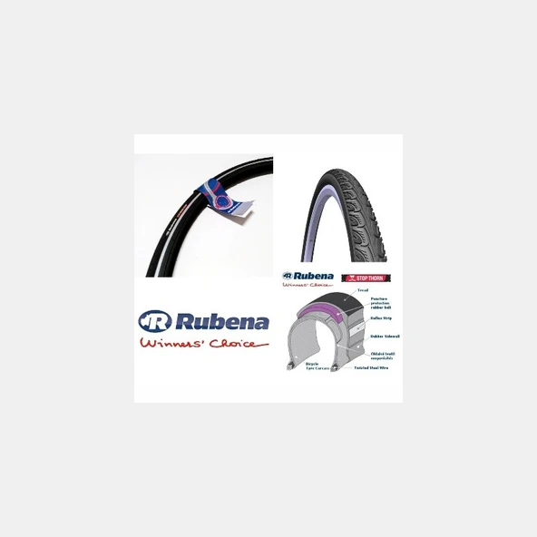 Rubena 700x35 Hook Long Way Stop Zırhlı Dış Lastik ürün görseli 1