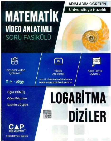 Matematik Logaritma Diziler Konu Anlatımlı Soru Bankası Çap Yayınları ürün görseli 1