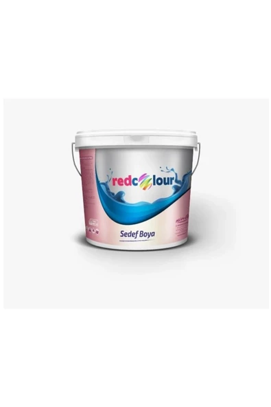 REDCOLOUR Sedef Boya Gümüş 0,75 Litre - Resim 2