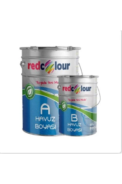 REDCOLOUR HAVUZ BOYASI MAVİ  ( ÇİFT KOMPENATLI 4 kg  boya + 1 kg sertleştirici ) ürün görseli 1