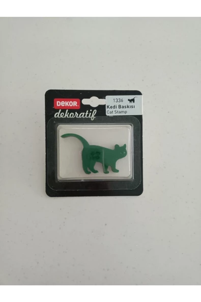 1336 Kedi Baskısı Cat Stamp ürün görseli 1