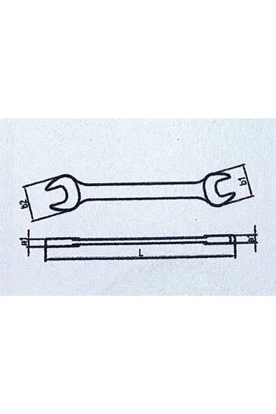 8 Mm Kombine Kısa Boy Anahtar - Resim 2