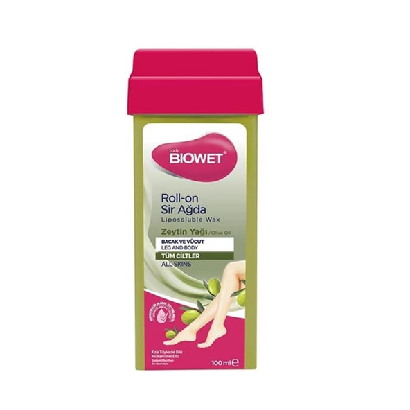 Biowet Roll On Sir Ağda Tüm Ciltler İçin Zeytinyağlı 100 ml ürün görseli 1