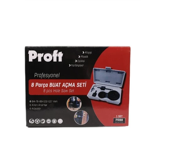 PROFT BUAT PANÇ SETİ 8Lİ - Resim 4