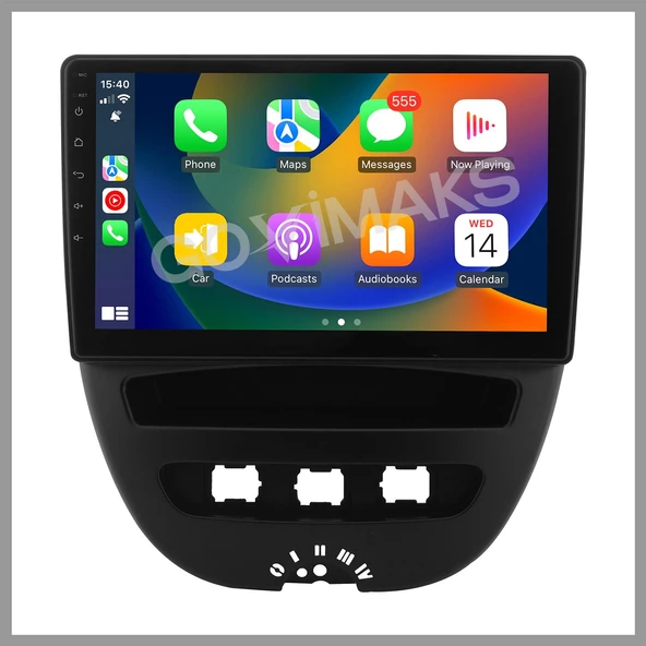 CITROEN C1 2007-2013 UYUMLU 6 GB RAM 128 GB HAFIZA ANDROID MULTIMEDIA TEYP ürün görseli 1