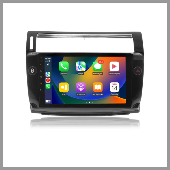 CITROEN C4 2005-2010 UYUMLU SİYAH 2 GB RAM 32 GB HAFIZA ANDROID MULTIMEDIA TEYP ürün görseli 1