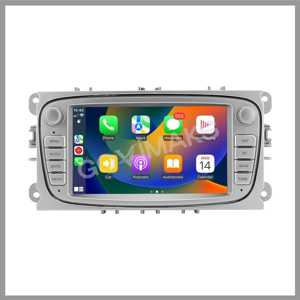 FORD CONNECT-MONDEO-FOCUS UYUMLU OVAL GRİ 2 GB RAM 32 GB HAFIZA ANDROID MULTIMEDIA TEYP ürün görseli 1