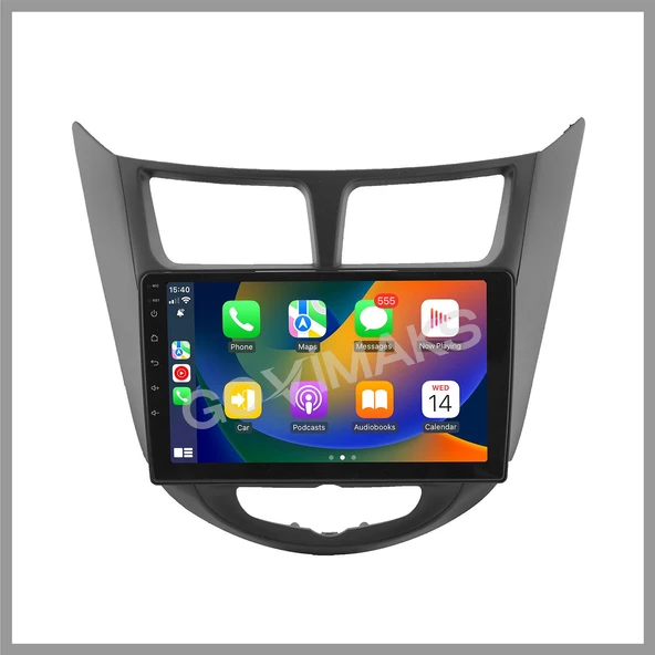 HYUNDAİ ACCENT BLUE UYUMLU SİYAH 2 GB RAM 32 GB HAFIZA ANDROID MULTIMEDIA TEYP ürün görseli 1