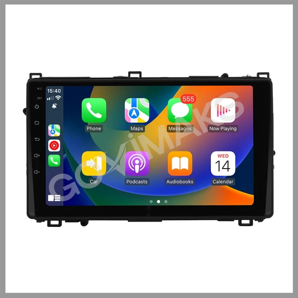 TOYOTA AURIS 2018 UYUMLU 2 GB RAM 32 GB HAFIZA ANDROID MULTIMEDIA TEYP ürün görseli 1
